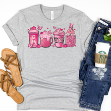 Load image into Gallery viewer, Breast Cancer Coffee Drinks Tops