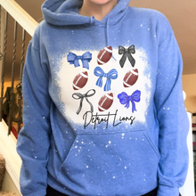 Load image into Gallery viewer, Custom Football Coquette Bow Shirt