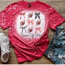 Load image into Gallery viewer, Custom Football Coquette Bow Shirt