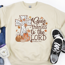 Load image into Gallery viewer, Give Thanks to the Lord Cross Shirt
