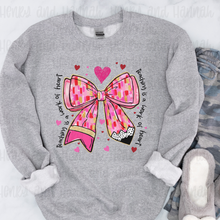 Load image into Gallery viewer, Valentine Teacher Pencil Shirt