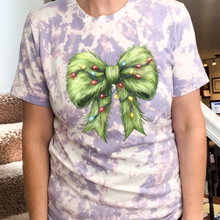 Load image into Gallery viewer, Green Fuzzy Bow Shirt
