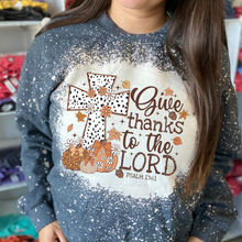 Load image into Gallery viewer, Give Thanks to the Lord Cross Shirt