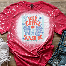 Load image into Gallery viewer, Iced Coffee and Sunshine Shirt