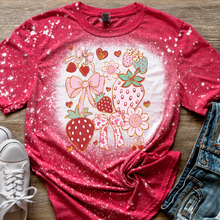 Load image into Gallery viewer, Strawberry and Coquette Bow Top