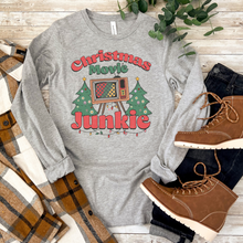 Load image into Gallery viewer, Christmas Movie Junkie Sweatshirt