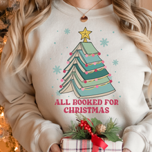 Load image into Gallery viewer, All Booked for Christmas Sweatshirt
