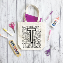 Load image into Gallery viewer, Teacher Tote Bags