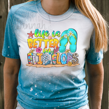 Load image into Gallery viewer, Life is Better in Flip Flops T-shirt