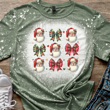 Load image into Gallery viewer, Santa Bow Collage Shirt