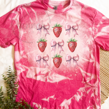 Load image into Gallery viewer, Strawberry and Pink Coquette T-shirt