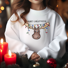 Load image into Gallery viewer, Merry Christ-Moose Sweatshirt - Youth