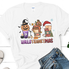 Load image into Gallery viewer, Drink HalloThanksMas T-Shirt