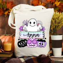 Load image into Gallery viewer, Trick or Treat Tote Bags