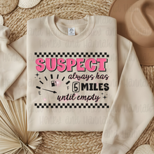 Load image into Gallery viewer, Suspect 5 Miles till empty Sweatshirt