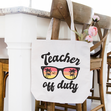 Load image into Gallery viewer, Teacher Tote Bags