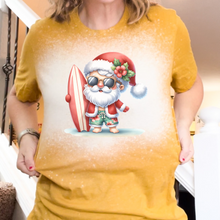 Load image into Gallery viewer, Santa Surfboard T-shirt