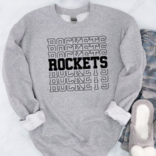 Load image into Gallery viewer, Rockets Mirrored Black Ink