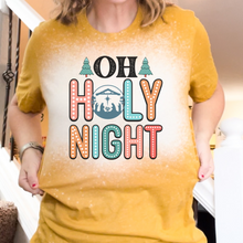 Load image into Gallery viewer, Oh Holy Night Mustard T-shirt