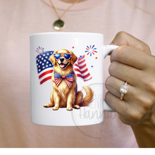 Load image into Gallery viewer, Patriotic Dog Breed Coffee Mug