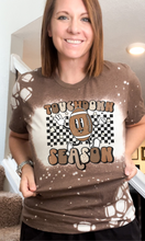 Load image into Gallery viewer, Touchdown Season Football Stencil T-Shirt