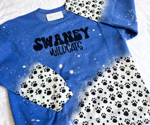 Load image into Gallery viewer, 8 - Swaney Splash -Black Paws Sweatshirt