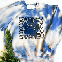 Load image into Gallery viewer, 11 - Swaney Leopard Paw Acid Wash Sweatshirt