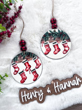 Load image into Gallery viewer, Stocking Names Ornament
