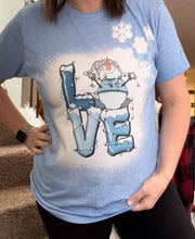 Load image into Gallery viewer, Snowman LOVE December Club T-shirt