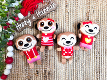 Load image into Gallery viewer, Valentine Mini Meerkats