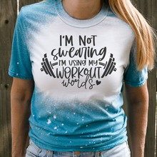 Load image into Gallery viewer, I'm not Swearing I'm using my Workout Words T-Shirt