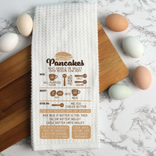 Load image into Gallery viewer, Pancake Recipe Kitchen Tea Towel