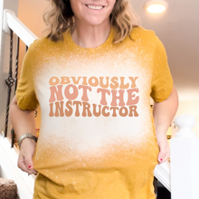 Load image into Gallery viewer, Obviously Not the Instructor Workout T-Shirt