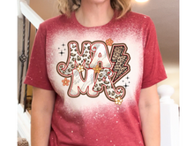 Load image into Gallery viewer, Mama Leopard Lightening Bolt T-shirt