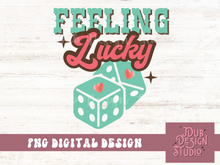 Load image into Gallery viewer, Feeling Lucky PNG