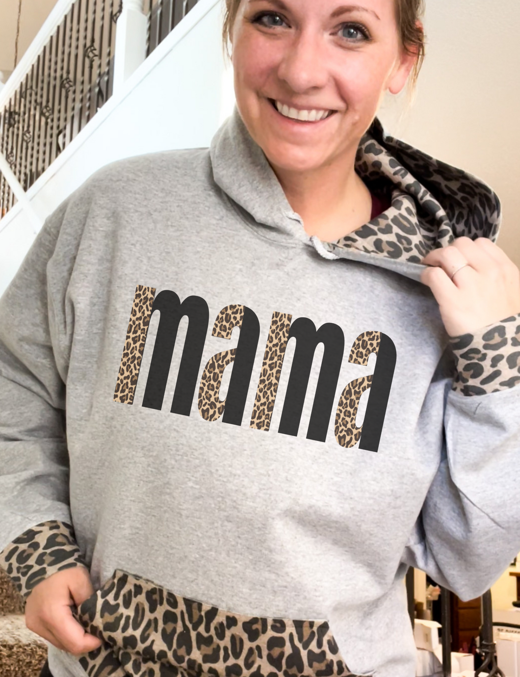 Leopard Mama Hoodie