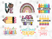 Load image into Gallery viewer, Personalized Teacher Keychain