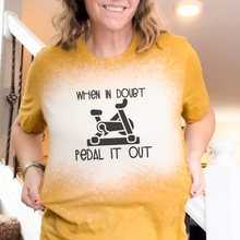 Load image into Gallery viewer, When in Doubt Pedal it Out Workout T-Shirt