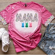 Load image into Gallery viewer, Mama Leopard Peep Names Easter T-shirt