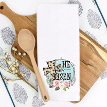 Load image into Gallery viewer, He is Risen Kitchen Tea Towel