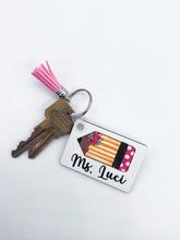Load image into Gallery viewer, Personalized Teacher Keychain
