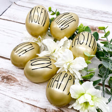 Load image into Gallery viewer, Gold Easter Egg Decor