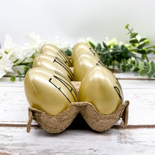 Load image into Gallery viewer, Gold Easter Egg Decor
