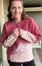 Load image into Gallery viewer, Red Mini Trees Splash Sweatshirt