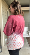 Load image into Gallery viewer, Red Mini Trees Splash Sweatshirt