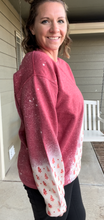 Load image into Gallery viewer, Red Mini Trees Splash Sweatshirt
