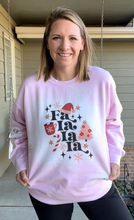 Load image into Gallery viewer, Pink Fa La La La Sweatshirt