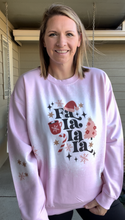Load image into Gallery viewer, Pink Fa La La La Sweatshirt