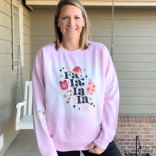 Load image into Gallery viewer, Pink Fa La La La Sweatshirt