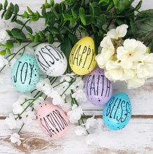 Load image into Gallery viewer, Multi Colored Easter Egg Decor